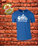 Seitenwagen ( Sidecar ) T-Shirt Blau