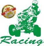 Quad Racing Aufkleber Grn