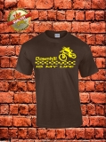 Downhill T-Shirt Braun Gelb