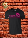 Downhill T-Shirt Schwarz Magenta