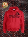 Downhill Hoodie Rot Schwarz