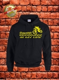 Downhill Hoodie Schwarz Gelb