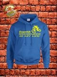 Downhill Hoodie Blau Gelb