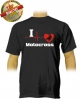 I Love Motocross Herren T-Shirt Schwarz