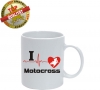 I Love Motocross Kaffee Tasse