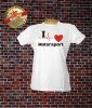 I Love Motorsport Damen T-Shirt Wei