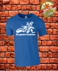 Supermoto T-Shirt Blau