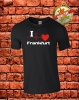 I. Love Frankfurt T-Shirt Schwarz