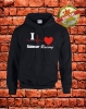 I Love Sidecar Racing Hoodie Schwarz