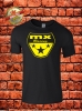 MX Racing T-Shirt Schwarz Gelb