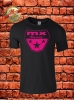 MX Racing T-Shirt Schwarz Magenta