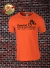 Downhill T-Shirt Orange Schwarz