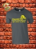 Downhill T-Shirt Charcoal Gelb